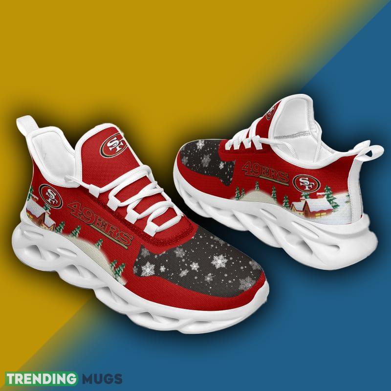 San Francisco 49ers X max Pattern Print Max Soul Shoes Unconventional Christmas Sneakers Max Soul San Francisco 49ers X max Pattern Print Max Soul Shoes Unconventional Christmas Sneakers Max Soul