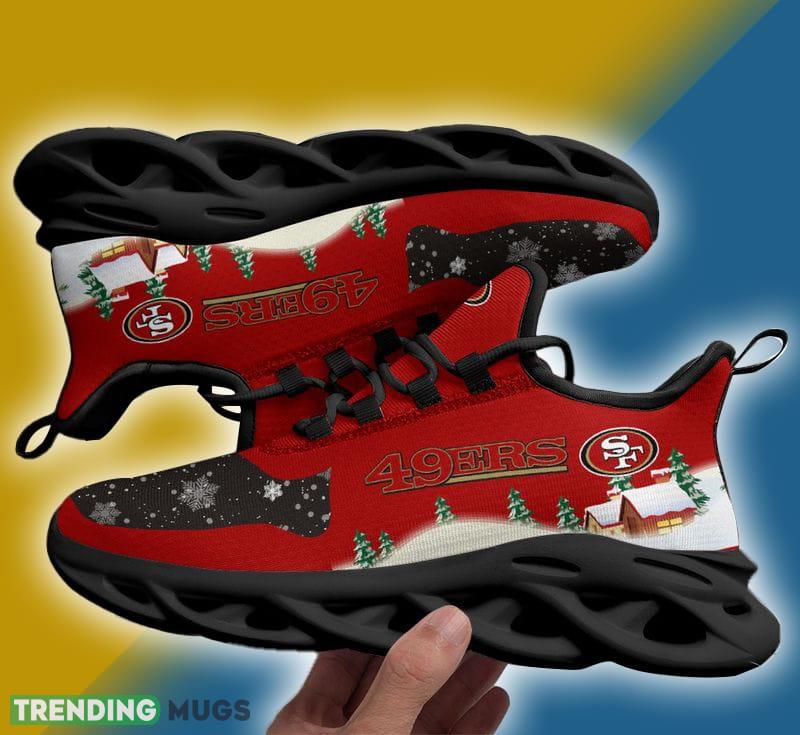 San Francisco 49ers X max Pattern Print Max Soul Shoes Unconventional Christmas Sneakers Max Soul San Francisco 49ers X max Pattern Print Max Soul Shoes Unconventional Christmas Sneakers Max Soul