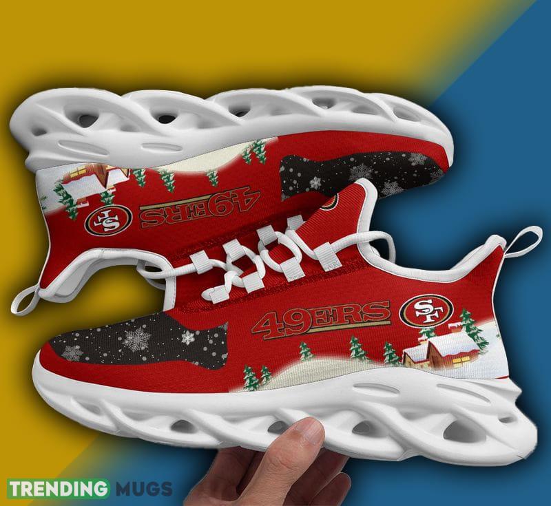 San Francisco 49ers X-max Pattern Print Max Soul Shoes Unconventional Christmas Sneakers - San Francisco 49ers X-max Pattern Print Max Soul Shoes Christmas Sneakers Photo 1 San Francisco 49ers X-max Pattern Print Max Soul Shoes Unconventional Christmas Sneakers - San Francisco 49ers X-max Pattern Print Max Soul Shoes Christmas Sneakers Photo 1