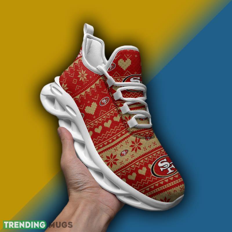 San Francisco 49ers X max Patterns Max Soul Shoes Aspire Christmas Sneakers Max Soul San Francisco 49ers X max Patterns Max Soul Shoes Aspire Christmas Sneakers Max Soul