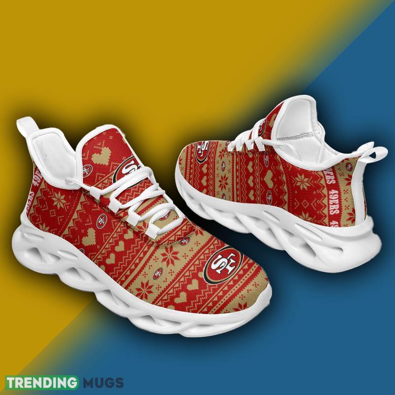 San Francisco 49ers X max Patterns Max Soul Shoes Aspire Christmas Sneakers Max Soul San Francisco 49ers X max Patterns Max Soul Shoes Aspire Christmas Sneakers Max Soul