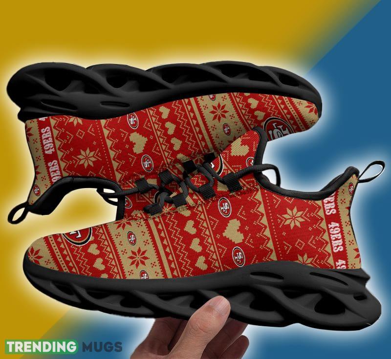 San Francisco 49ers X max Patterns Max Soul Shoes Aspire Christmas Sneakers Max Soul San Francisco 49ers X max Patterns Max Soul Shoes Aspire Christmas Sneakers Max Soul