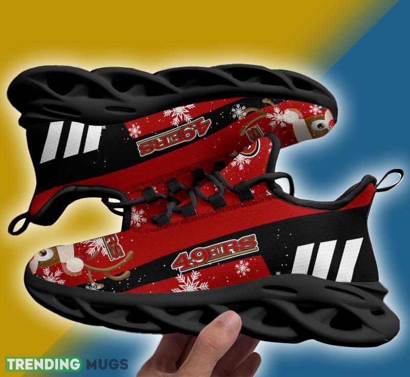 San Francisco 49ers X max Reindeer Max Soul Shoes Effortless Christmas Sneakers Max Soul San Francisco 49ers X max Reindeer Max Soul Shoes Effortless Christmas Sneakers Max Soul