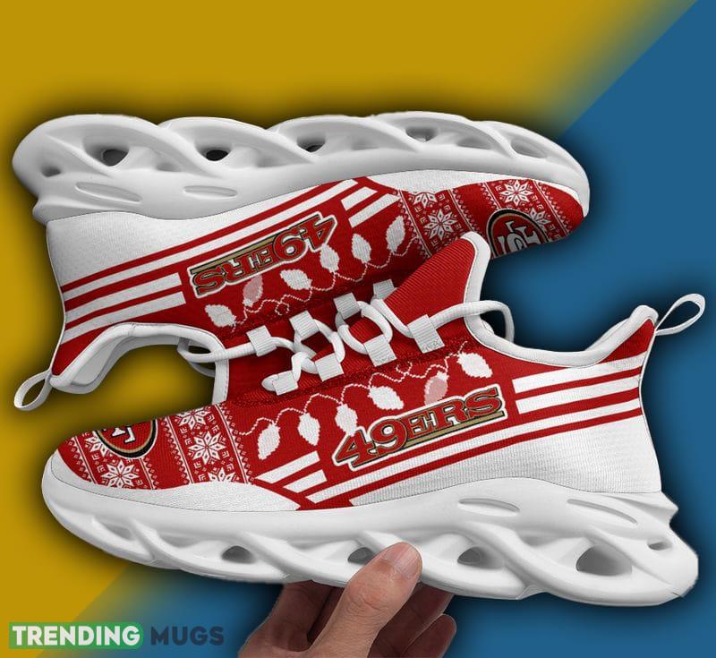 San Francisco 49ers X-max Santa Claus Max Soul Shoes Elevate Christmas Sneakers - San Francisco 49ers X-max Santa Claus Max Soul Shoes Christmas Sneakers Photo 1 San Francisco 49ers X-max Santa Claus Max Soul Shoes Elevate Christmas Sneakers - San Francisco 49ers X-max Santa Claus Max Soul Shoes Christmas Sneakers Photo 1