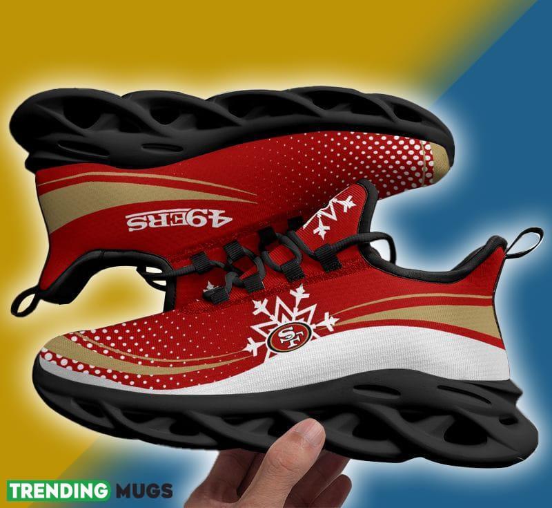 San Francisco 49ers Xmas Pattern Max Soul Shoes Panache Christmas Sneakers - San Francisco 49ers Xmas Pattern Max Soul Shoes Christmas Sneakers Photo 6 San Francisco 49ers Xmas Pattern Max Soul Shoes Panache Christmas Sneakers - San Francisco 49ers Xmas Pattern Max Soul Shoes Christmas Sneakers Photo 6