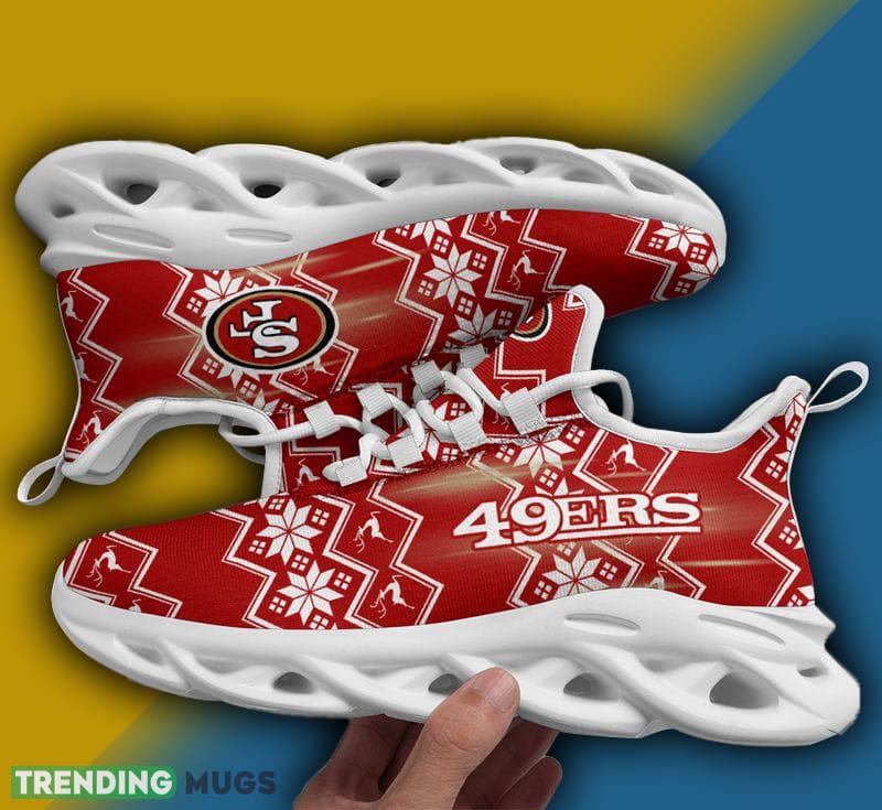 San Francisco 49ers Xmas Pattern Max Soul Shoes Trendsetter Christmas Sneakers Max Soul San Francisco 49ers Xmas Pattern Max Soul Shoes Trendsetter Christmas Sneakers Max Soul