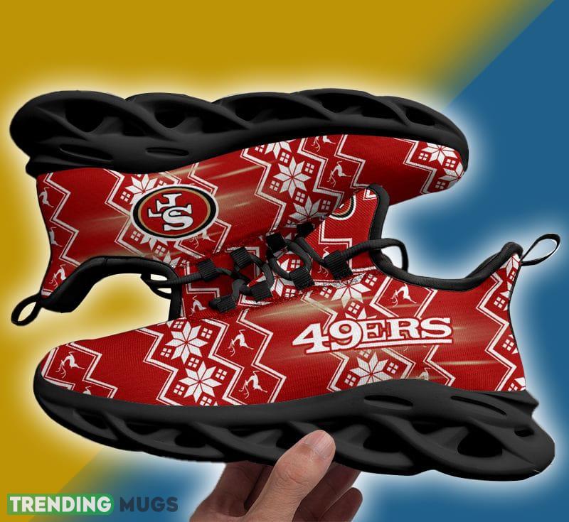 San Francisco 49ers Xmas Pattern Max Soul Shoes Trendsetter Christmas Sneakers - San Francisco 49ers Xmas Pattern Max Soul Shoes Christmas Sneakers Photo 6 San Francisco 49ers Xmas Pattern Max Soul Shoes Trendsetter Christmas Sneakers - San Francisco 49ers Xmas Pattern Max Soul Shoes Christmas Sneakers Photo 6