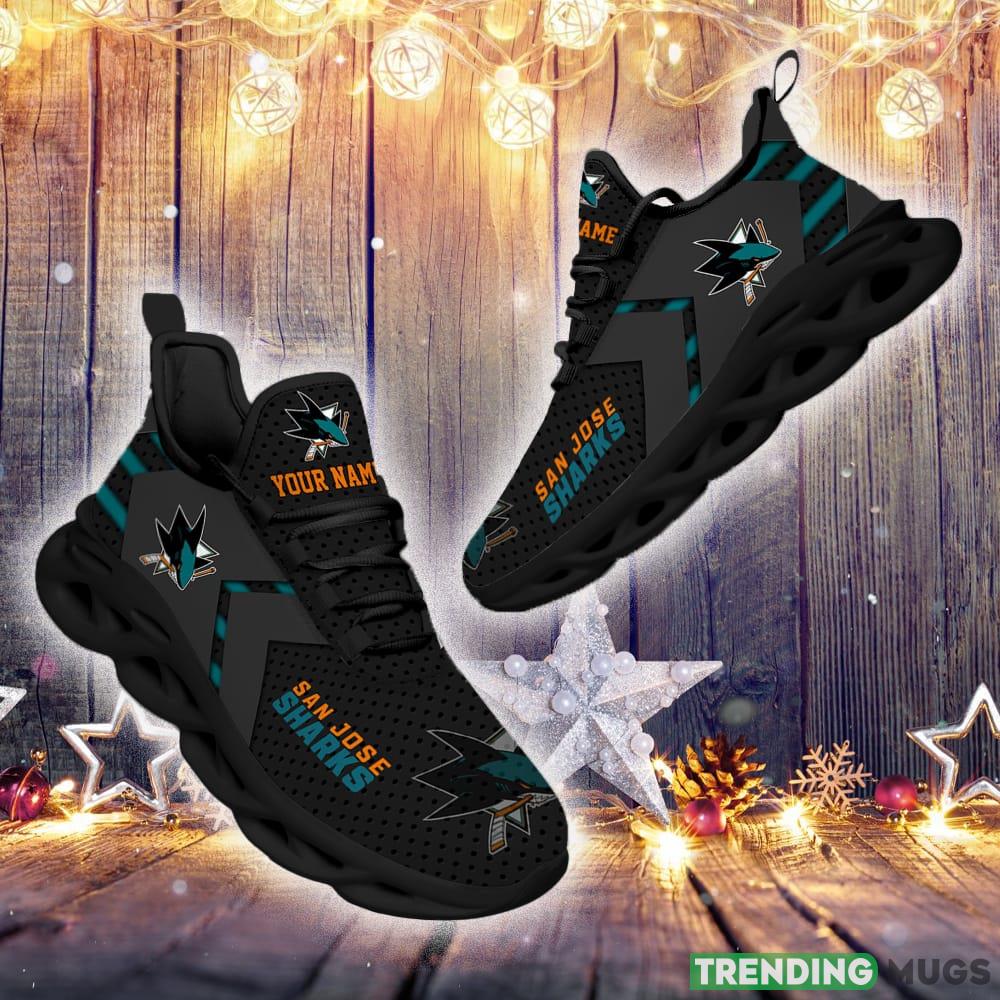 San Jose Sharks Custom Name NHL Luxury Max Soul Shoes Gift For Fans Running Sneaker Max Soul San Jose Sharks Custom Name NHL Luxury Max Soul Shoes Gift For Fans Running Sneaker Max Soul