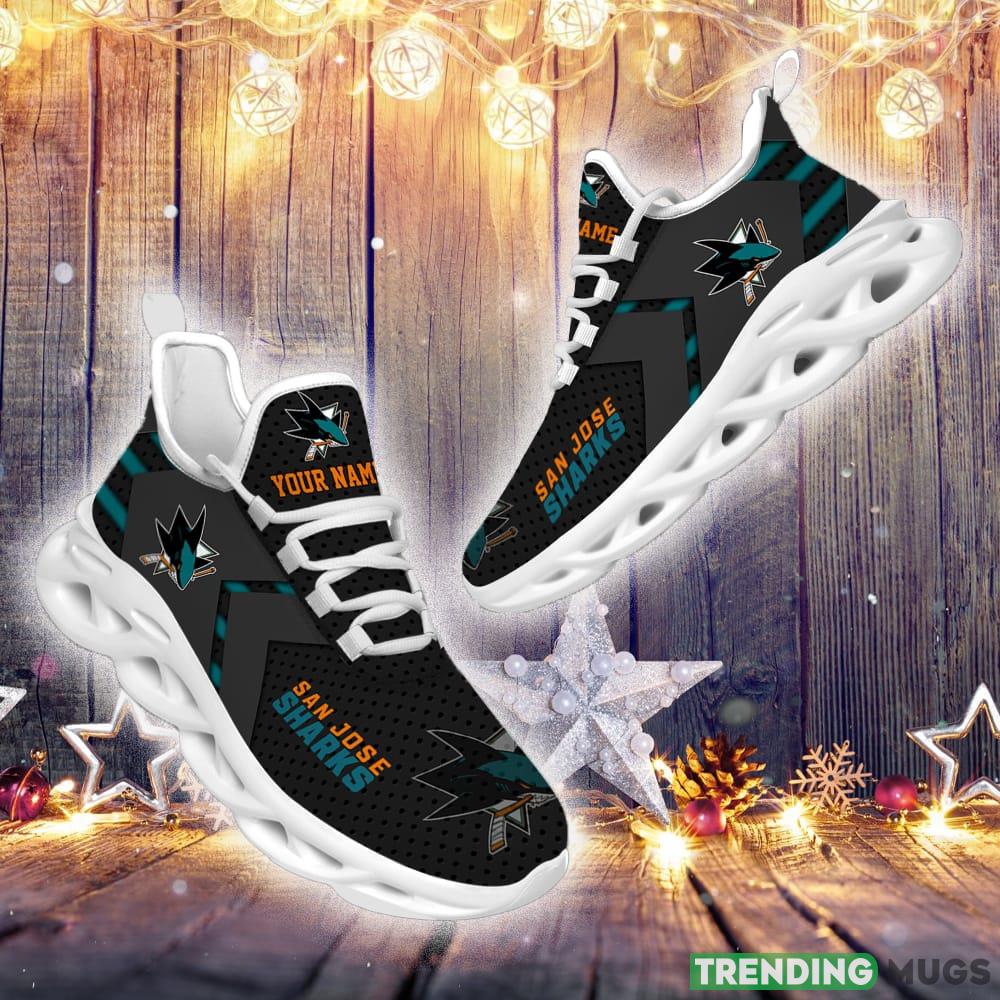 San Jose Sharks Custom Name NHL Luxury Max Soul Shoes Gift For Fans Running Sneaker Max Soul San Jose Sharks Custom Name NHL Luxury Max Soul Shoes Gift For Fans Running Sneaker Max Soul