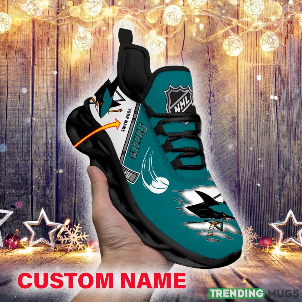San Jose Sharks Custom Name NHL Max Soul Shoes Gift For Fans Running Sneaker - San Jose Sharks Personalized NHL Max Soul Shoes _1 San Jose Sharks Custom Name NHL Max Soul Shoes Gift For Fans Running Sneaker - San Jose Sharks Personalized NHL Max Soul Shoes _1