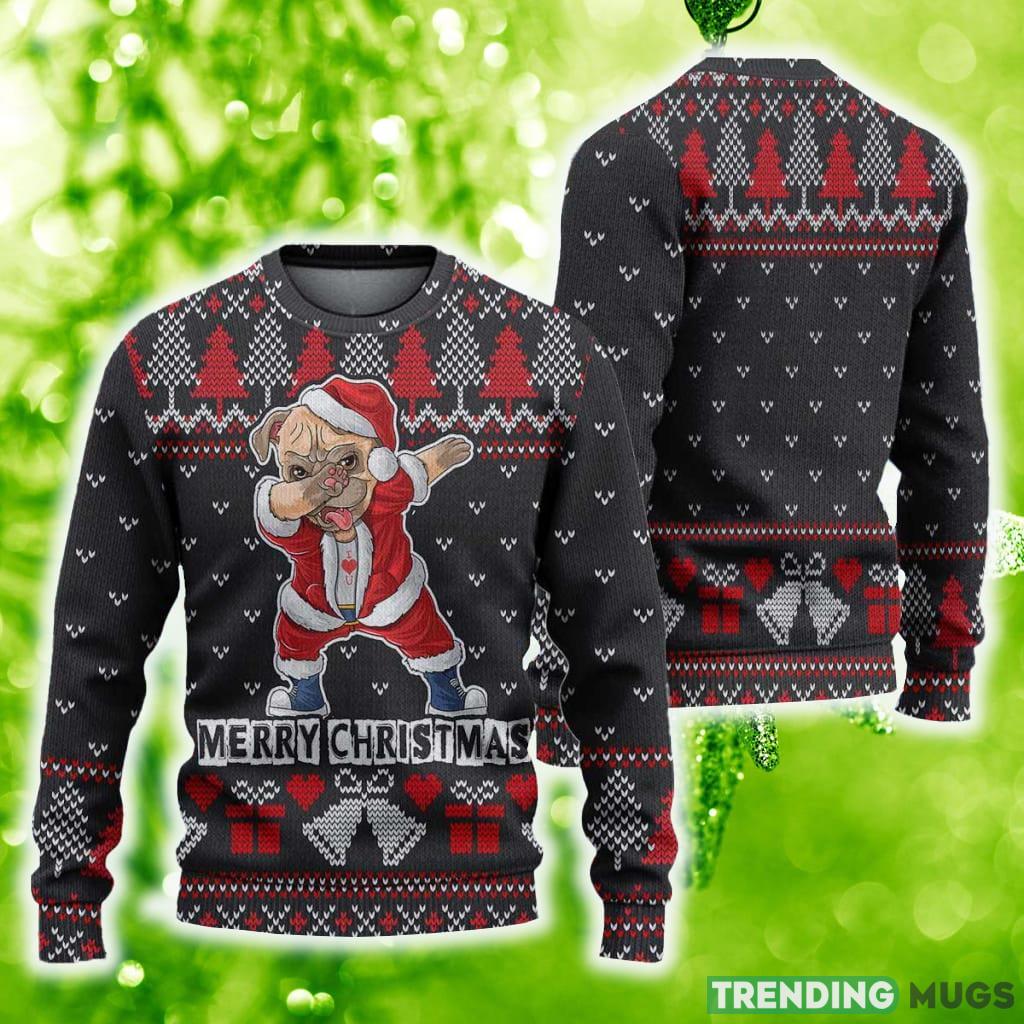 Santa Claus Cute Pug Dog Ugly Christmas Sweater Knitted Gift For Men And Women - Santa Claus Cute Pug Dog Ugly Christmas Sweater Knitted Gift For Men And Women Santa Claus Cute Pug Dog Ugly Christmas Sweater Knitted Gift For Men And Women - Santa Claus Cute Pug Dog Ugly Christmas Sweater Knitted Gift For Men And Women