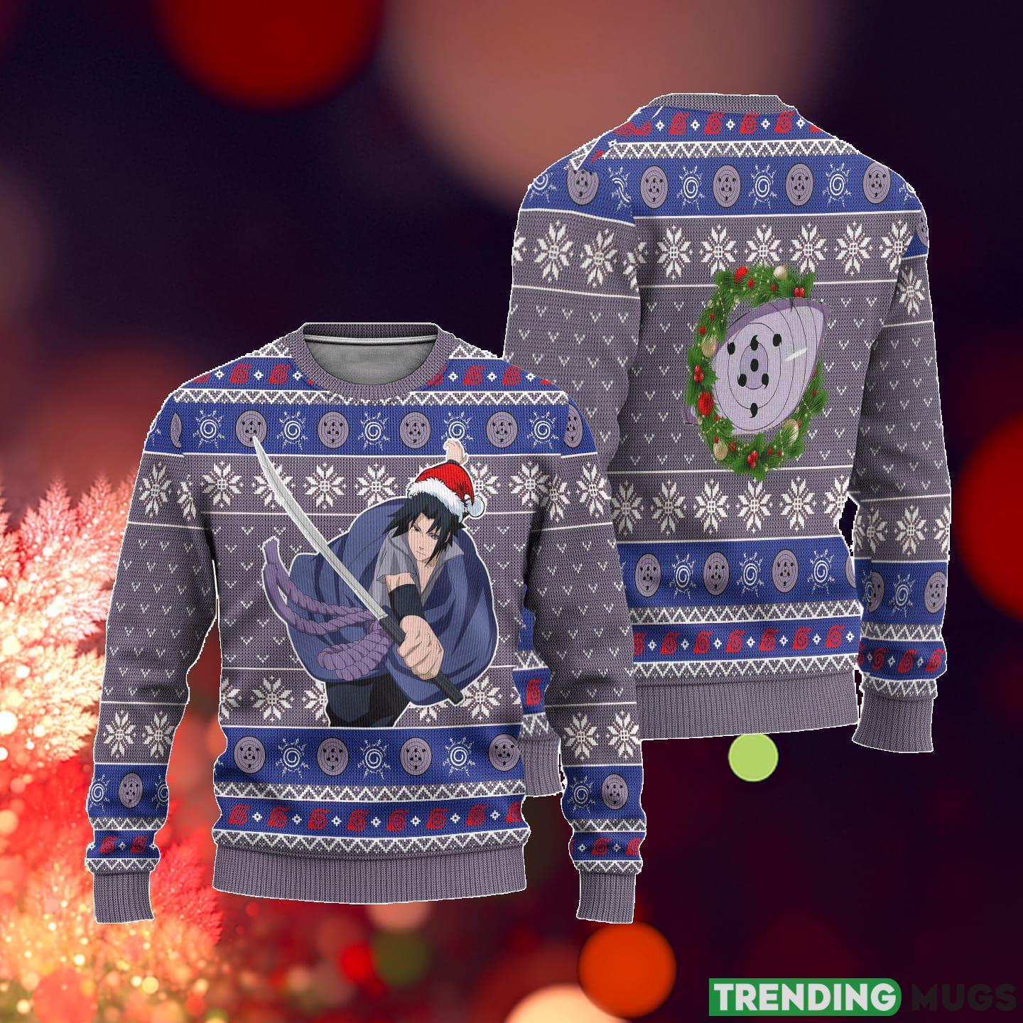 Sasuke Rinnegan Naruto Anime Xmas Ideas Ugly Christmas Sweater Gift Thanksgiving 3D Sweater Sasuke Rinnegan Naruto Anime Xmas Ideas Ugly Christmas Sweater Gift Thanksgiving 3D Sweater