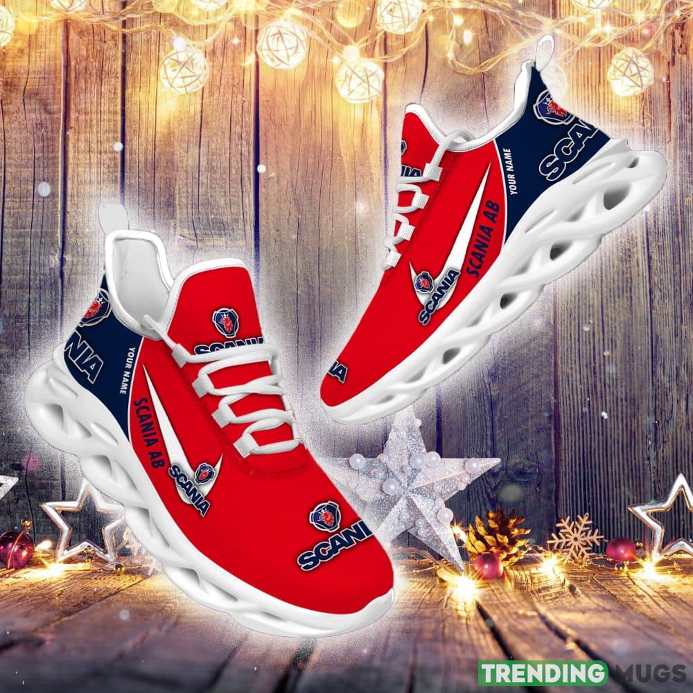 Scania AB Custom Name Truck Max Soul Shoes Gift For Fans Running Sneaker Max Soul Scania AB Custom Name Truck Max Soul Shoes Gift For Fans Running Sneaker Max Soul