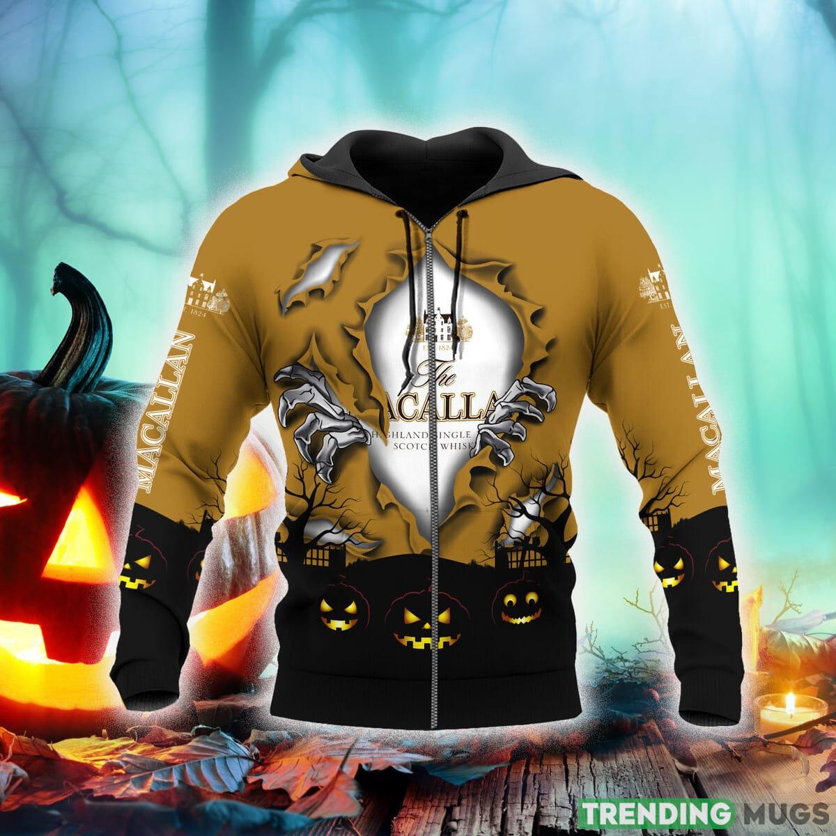 Scary Night The Macallan Hoodie Zip Hoodie Gift Halloween For Men And Women 3D Hoodies Scary Night The Macallan Hoodie Zip Hoodie Gift Halloween For Men And Women 3D Hoodies