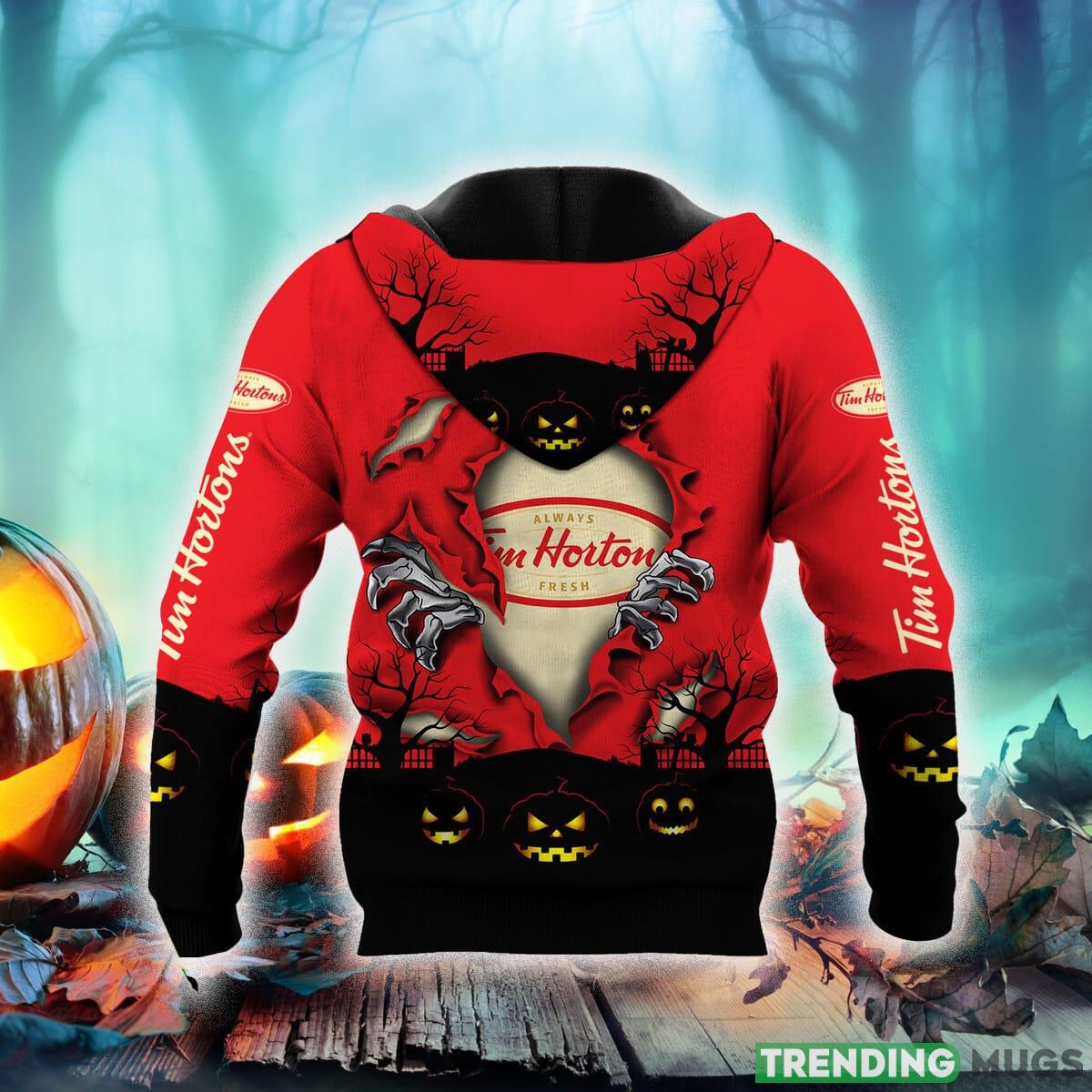 Scary Night Tim Hortons Hoodie Zip Hoodie Gift Halloween For Men And Women 3D Hoodies Scary Night Tim Hortons Hoodie Zip Hoodie Gift Halloween For Men And Women 3D Hoodies