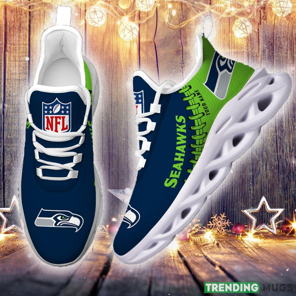 Seattle seahawks Max Soul Shoes Style 7 Custom Name Running Sneakers For Fans Gift Max Soul Seattle seahawks Max Soul Shoes Style 7 Custom Name Running Sneakers For Fans Gift Max Soul