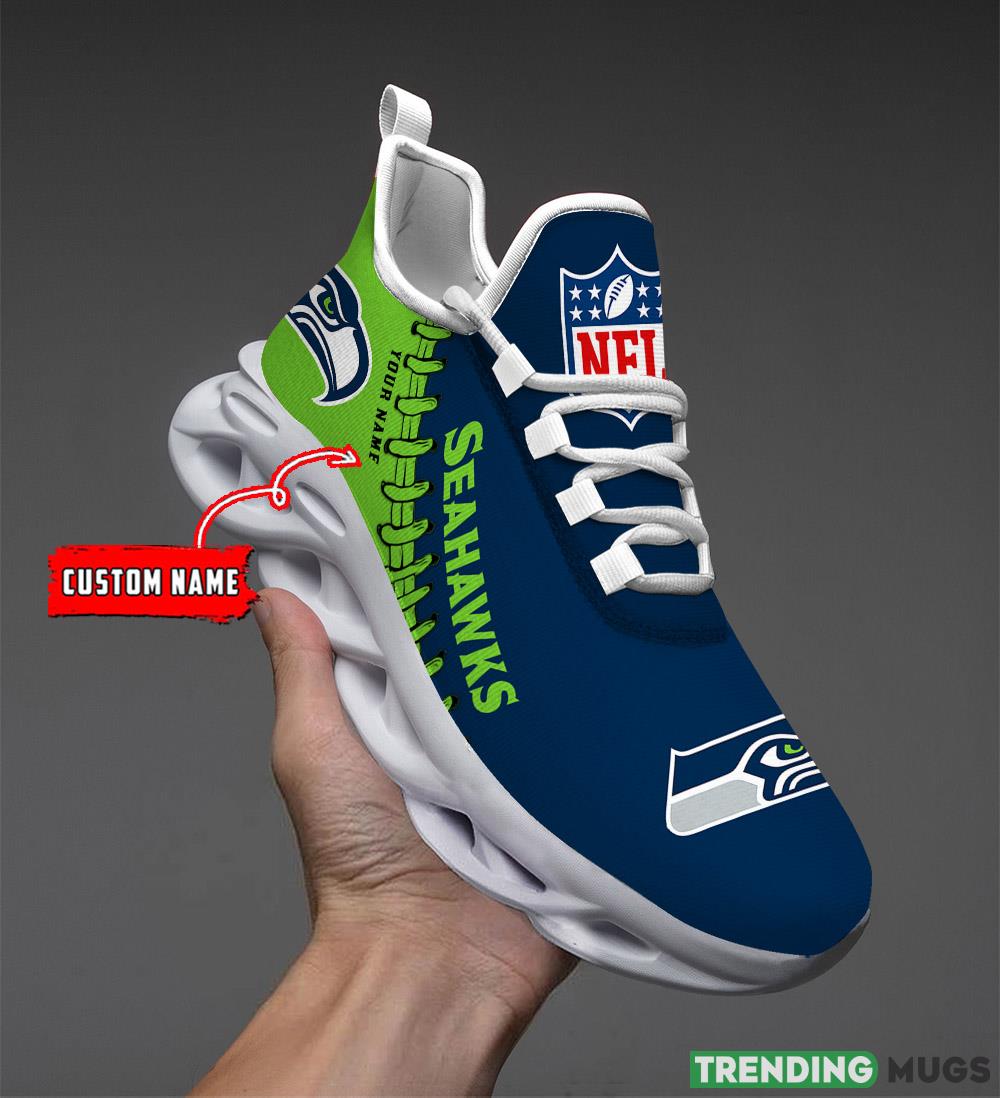 Seattle seahawks Max Soul Shoes Style 7 Custom Name Running Sneakers For Fans Gift - Seattle seahawks-PERSONALIZED MAX SOUL SHOES_1 Seattle seahawks Max Soul Shoes Style 7 Custom Name Running Sneakers For Fans Gift - Seattle seahawks-PERSONALIZED MAX SOUL SHOES_1