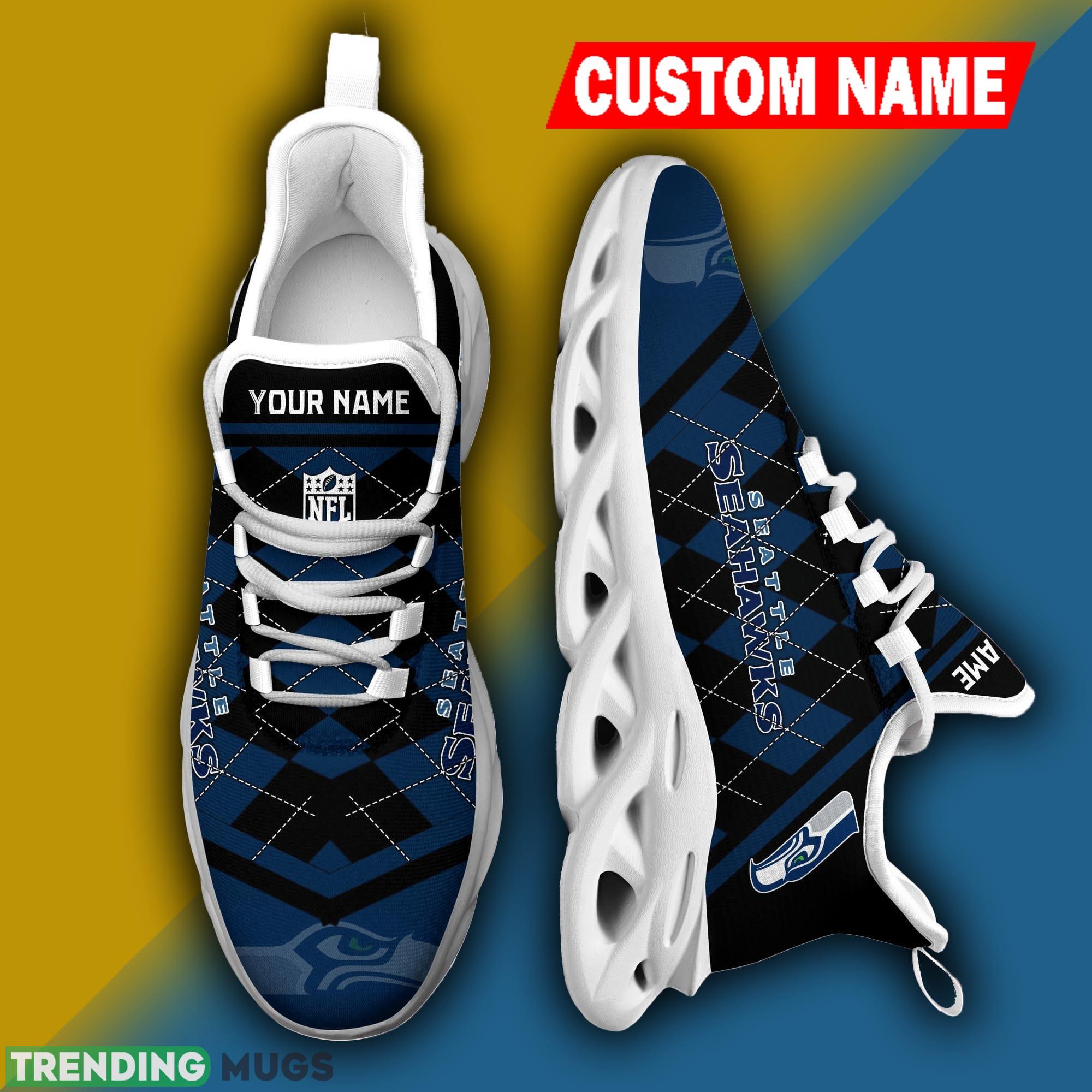 Seattle Seahawks NFL Christmas Sneakers Unique Personalized Max Soul Shoes Max Soul Seattle Seahawks NFL Christmas Sneakers Unique Personalized Max Soul Shoes Max Soul