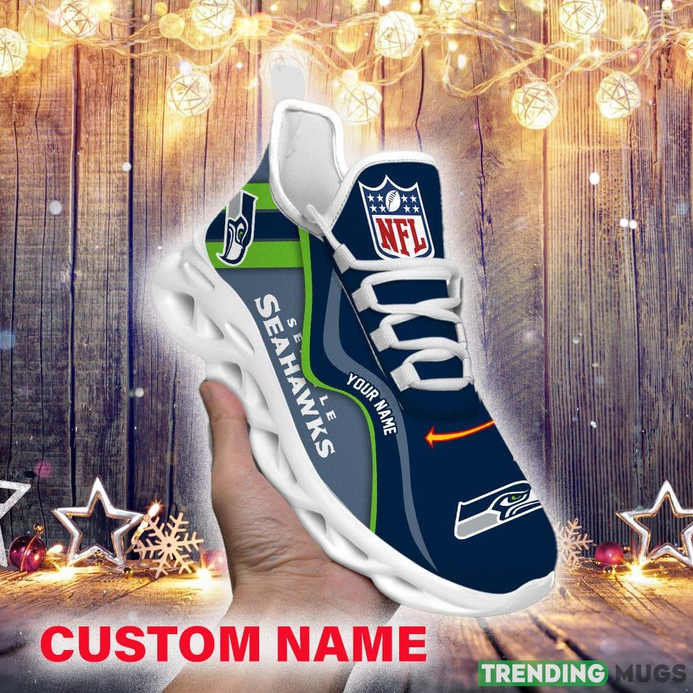 Seattle seahawks NFL Custom Name Unique Max Soul Shoes Gift For Fans Running Sneaker Max Soul Seattle seahawks NFL Custom Name Unique Max Soul Shoes Gift For Fans Running Sneaker Max Soul