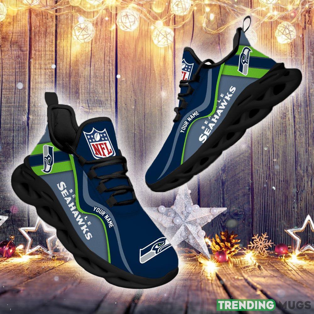 Seattle seahawks NFL Custom Name Unique Max Soul Shoes Gift For Fans Running Sneaker Max Soul Seattle seahawks NFL Custom Name Unique Max Soul Shoes Gift For Fans Running Sneaker Max Soul