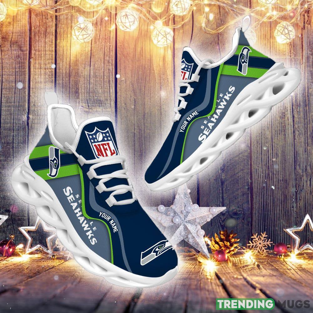 Seattle seahawks NFL Custom Name Unique Max Soul Shoes Gift For Fans Running Sneaker Max Soul Seattle seahawks NFL Custom Name Unique Max Soul Shoes Gift For Fans Running Sneaker Max Soul