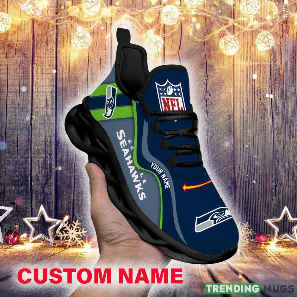 Seattle seahawks NFL Custom Name Unique Max Soul Shoes Gift For Fans Running Sneaker - Seattle seahawks NFL Customized Unique Max Soul Shoes_1 Seattle seahawks NFL Custom Name Unique Max Soul Shoes Gift For Fans Running Sneaker - Seattle seahawks NFL Customized Unique Max Soul Shoes_1