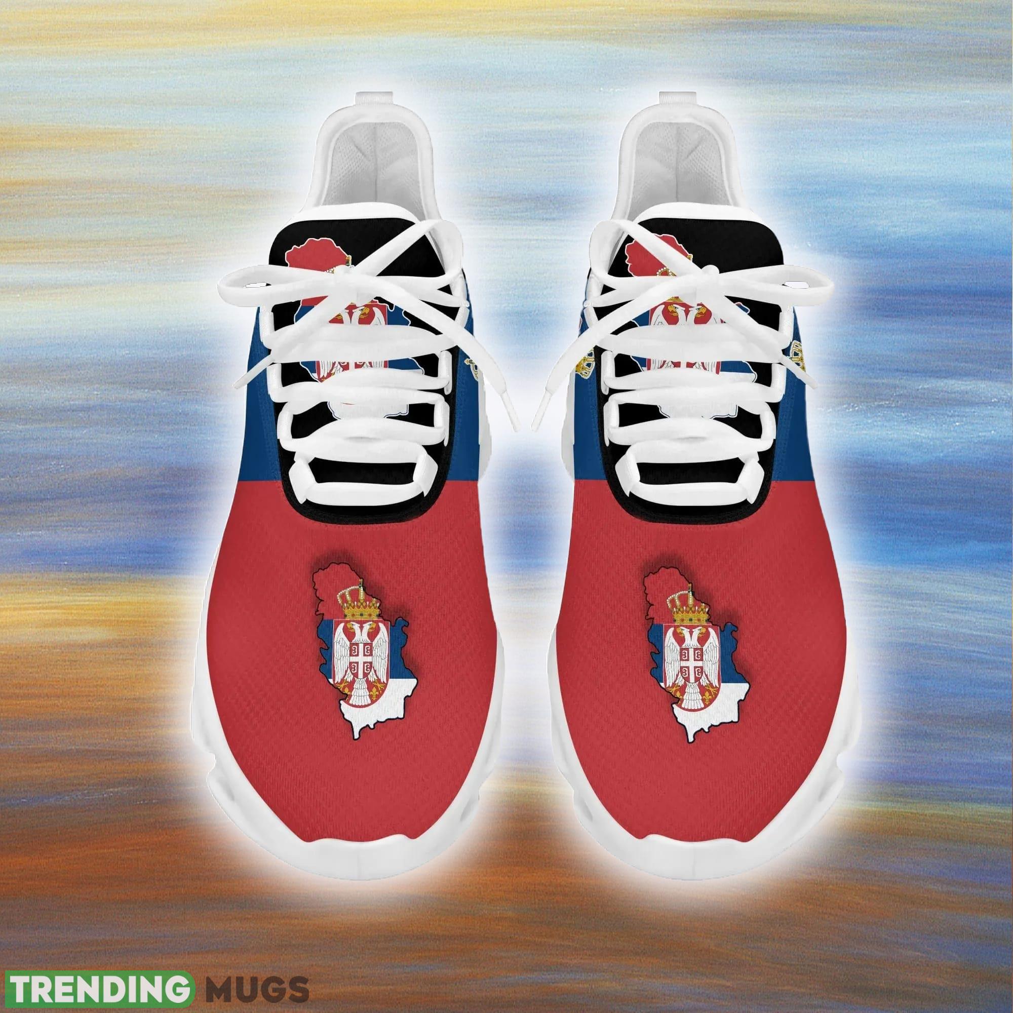 Serbia Max Soul Shoes Unisex Sneakers For Men And Women Gift Max Soul Serbia Max Soul Shoes Unisex Sneakers For Men And Women Gift Max Soul