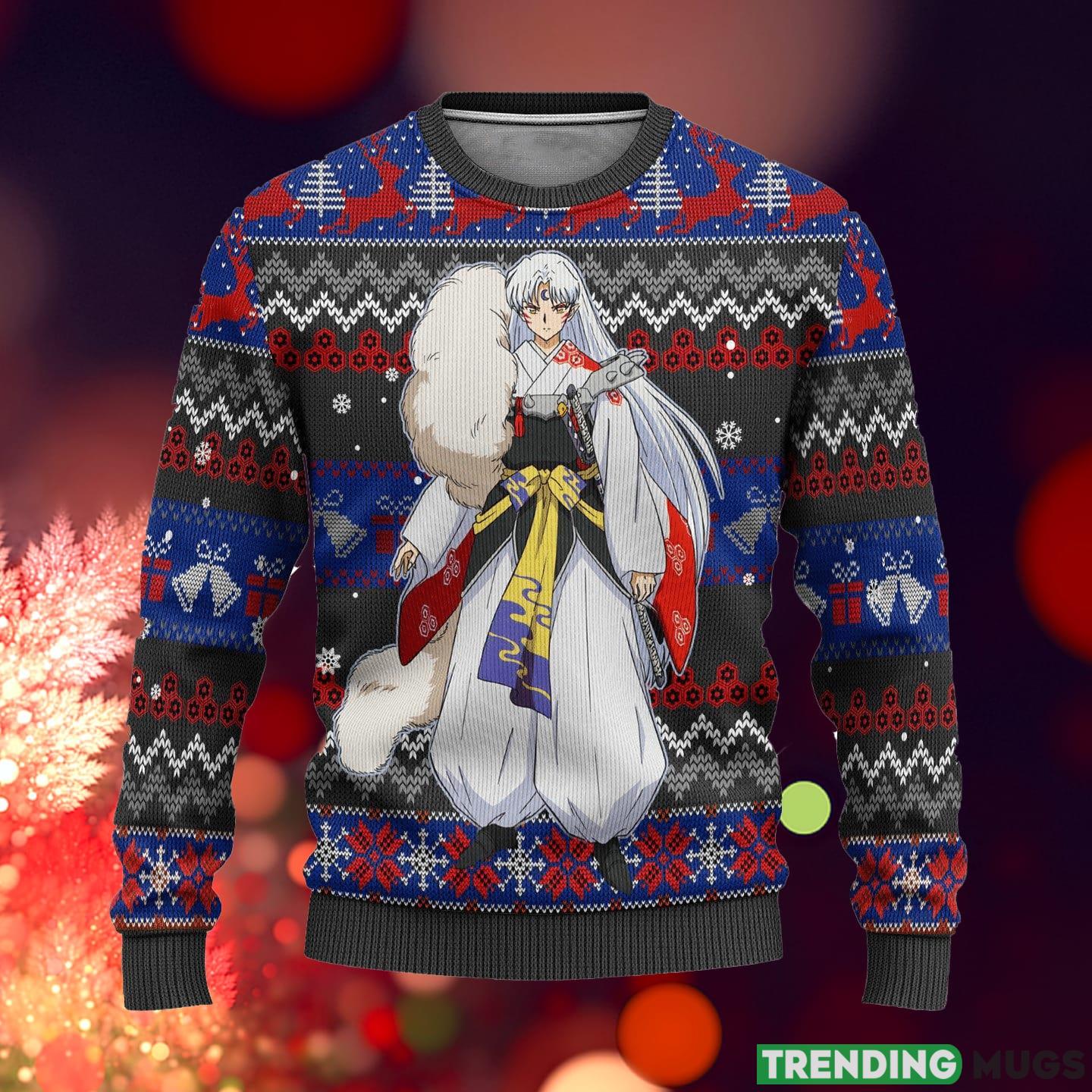 Sesshomaru Inuyasha Anime Xmas Ideas Ugly Christmas Sweater Gift Thanksgiving - Sesshomaru Inuyasha Anime Xmas Ideas Ugly Christmas Sweater Gift Thanksgiving_1 Sesshomaru Inuyasha Anime Xmas Ideas Ugly Christmas Sweater Gift Thanksgiving - Sesshomaru Inuyasha Anime Xmas Ideas Ugly Christmas Sweater Gift Thanksgiving_1
