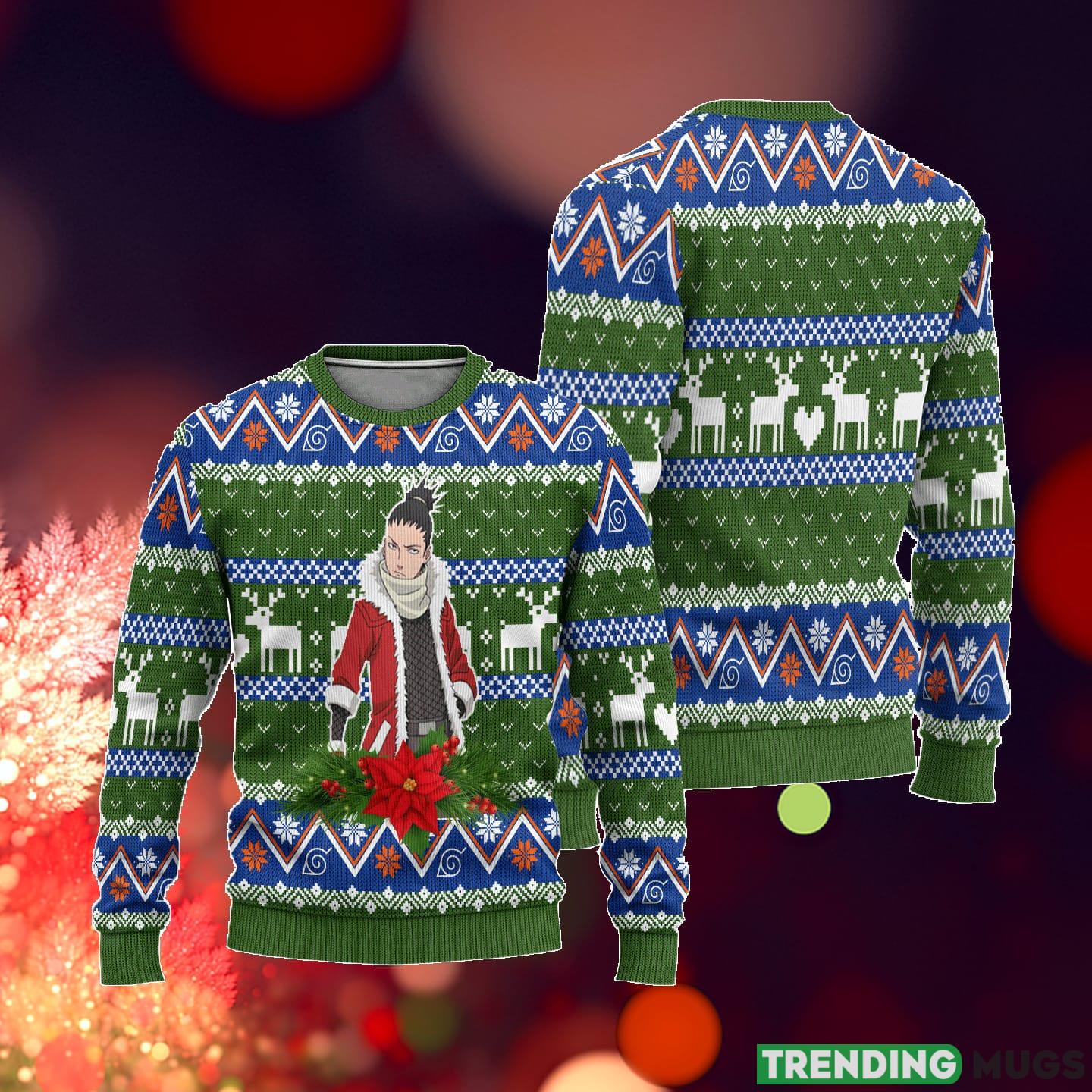 Shikamaru Nara Custom Naruto Anime Xmas Ideas Ugly Christmas Sweater Gift Thanksgiving 3D Sweater Shikamaru Nara Custom Naruto Anime Xmas Ideas Ugly Christmas Sweater Gift Thanksgiving 3D Sweater