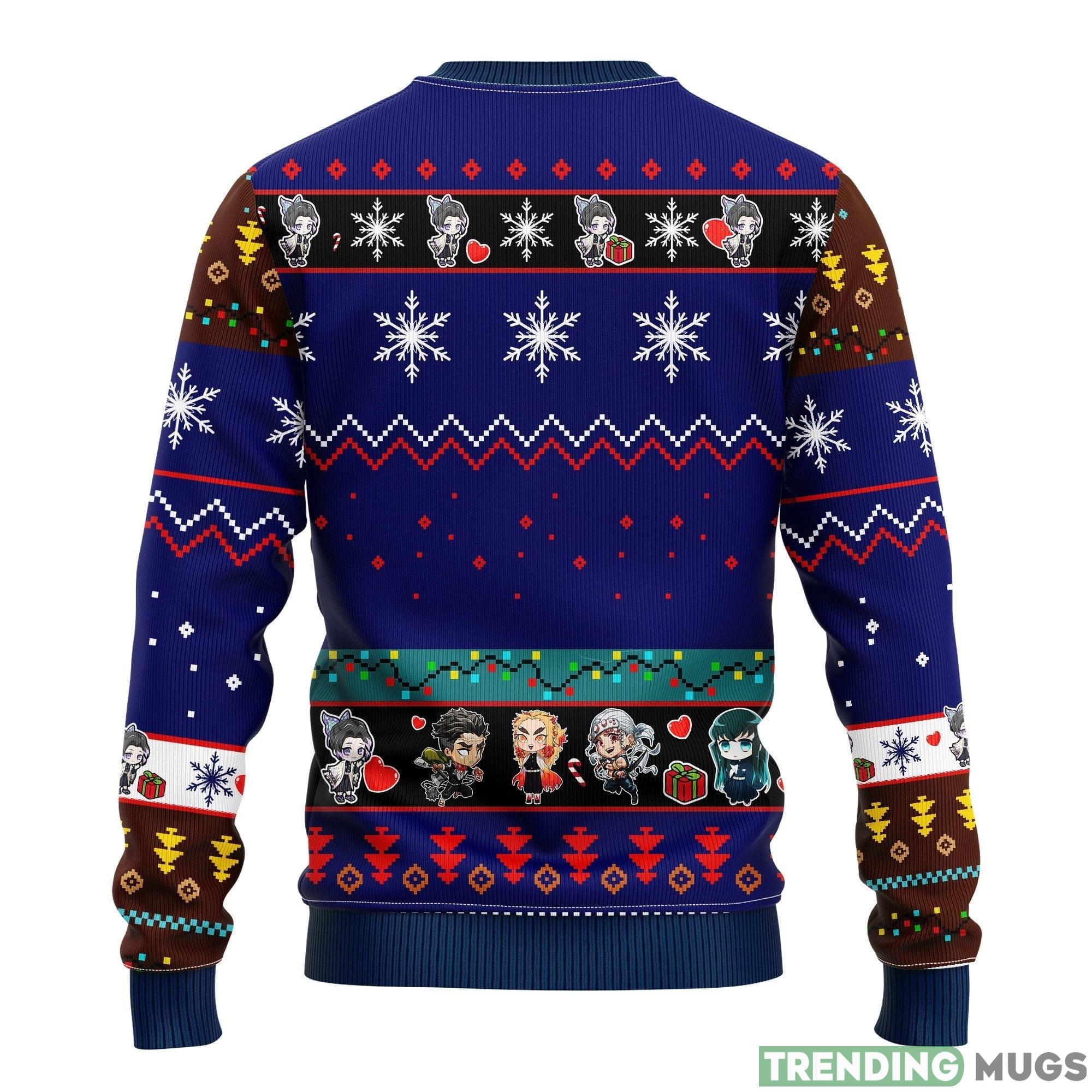 Shinobu Kocho Demon Slayer Anime Blue Funny Ideas Ugly Christmas Sweater Gift Thanksgiving 3D Sweater Shinobu Kocho Demon Slayer Anime Blue Funny Ideas Ugly Christmas Sweater Gift Thanksgiving 3D Sweater