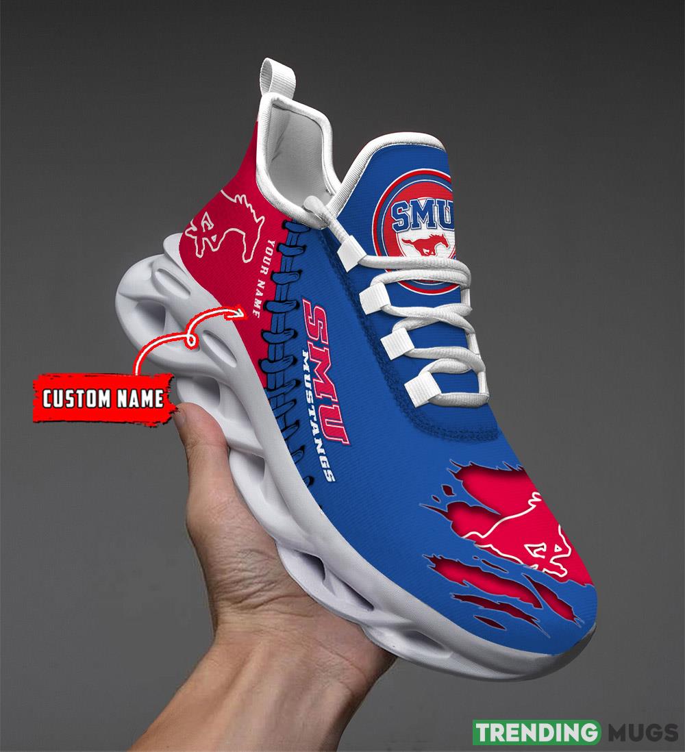 SMU Mustangs Custom Name Max Soul Shoes Chunky Sneakers Gift For Fans Max Soul SMU Mustangs Custom Name Max Soul Shoes Chunky Sneakers Gift For Fans Max Soul