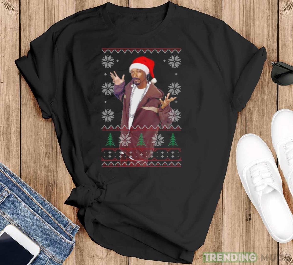 Snoop Christmas shirt - Black T-Shirt Snoop Christmas shirt - Black T-Shirt