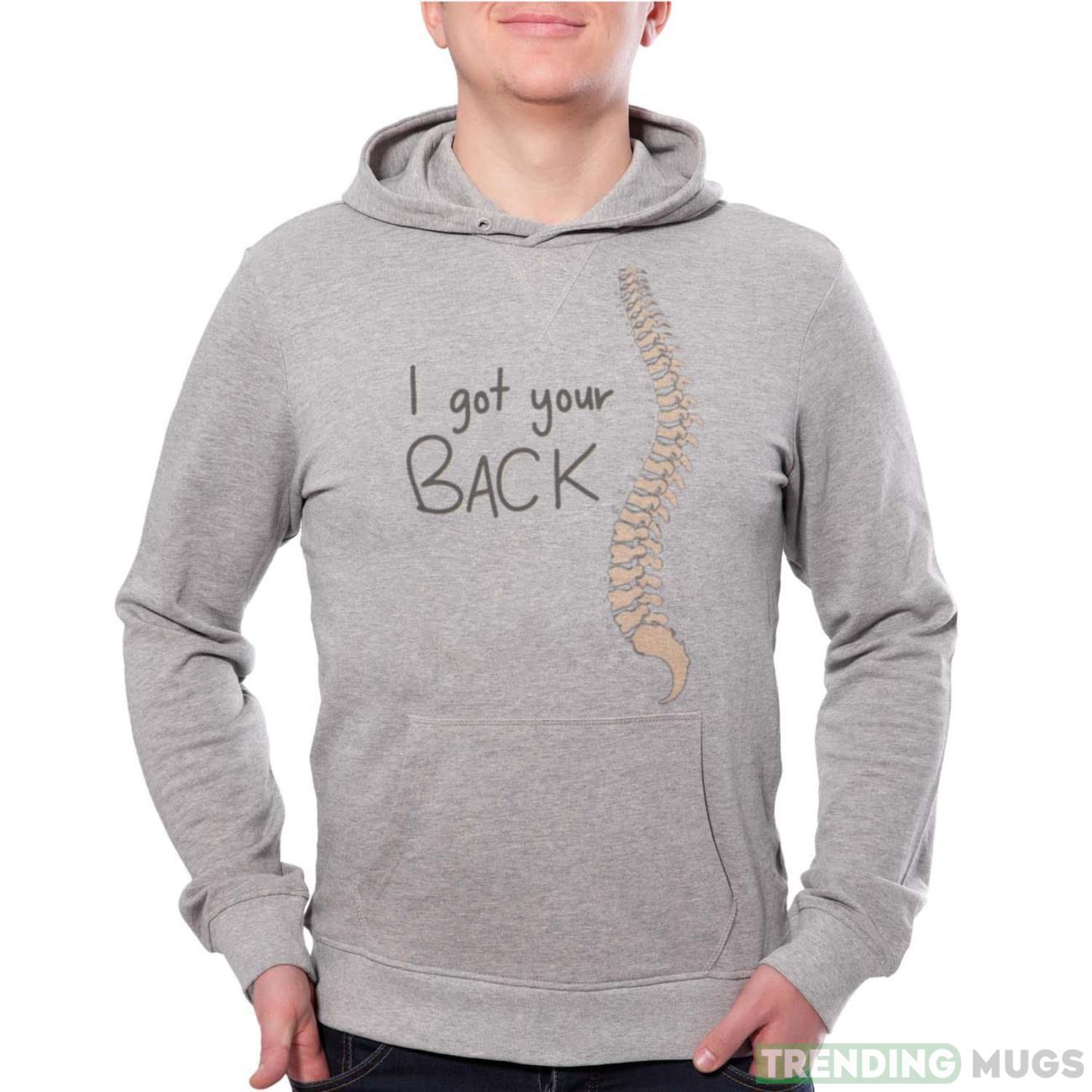 Spine Puns I Got Your Back shirt - Grey Unisex Hoodie Spine Puns I Got Your Back shirt - Grey Unisex Hoodie