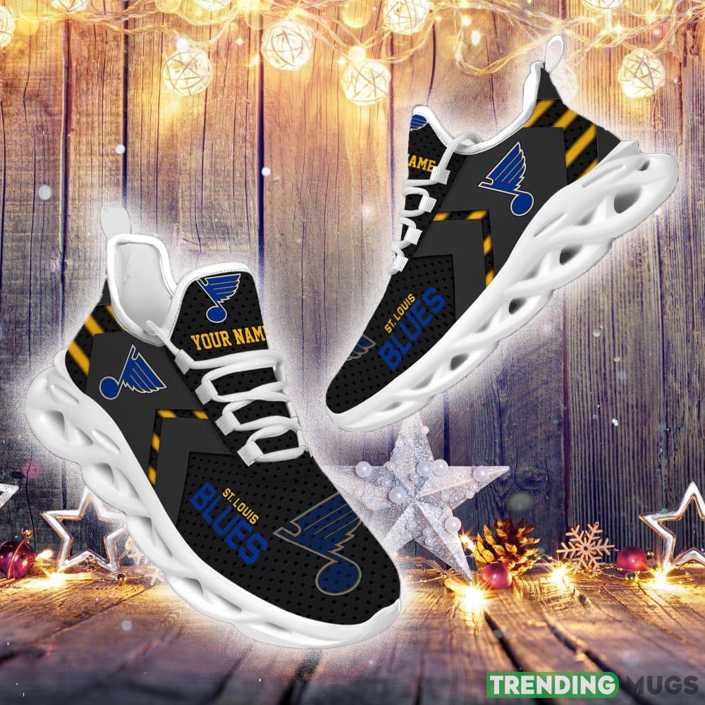 St Louis Blues Custom Name NHL Luxury Max Soul Shoes Gift For Fans Running Sneaker Max Soul St Louis Blues Custom Name NHL Luxury Max Soul Shoes Gift For Fans Running Sneaker Max Soul
