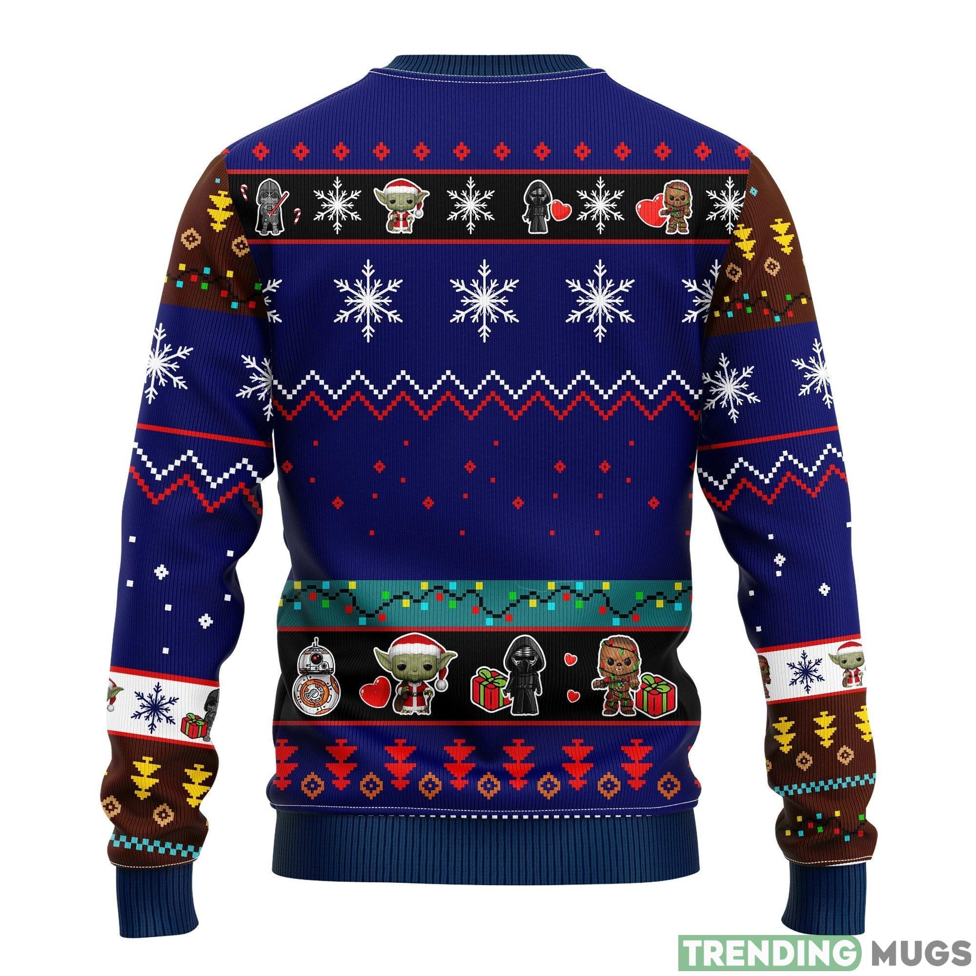 Star Wars Cute Blue Style Ideas Ugly Christmas Sweater Gift Thanksgiving 3D Sweater Star Wars Cute Blue Style Ideas Ugly Christmas Sweater Gift Thanksgiving 3D Sweater