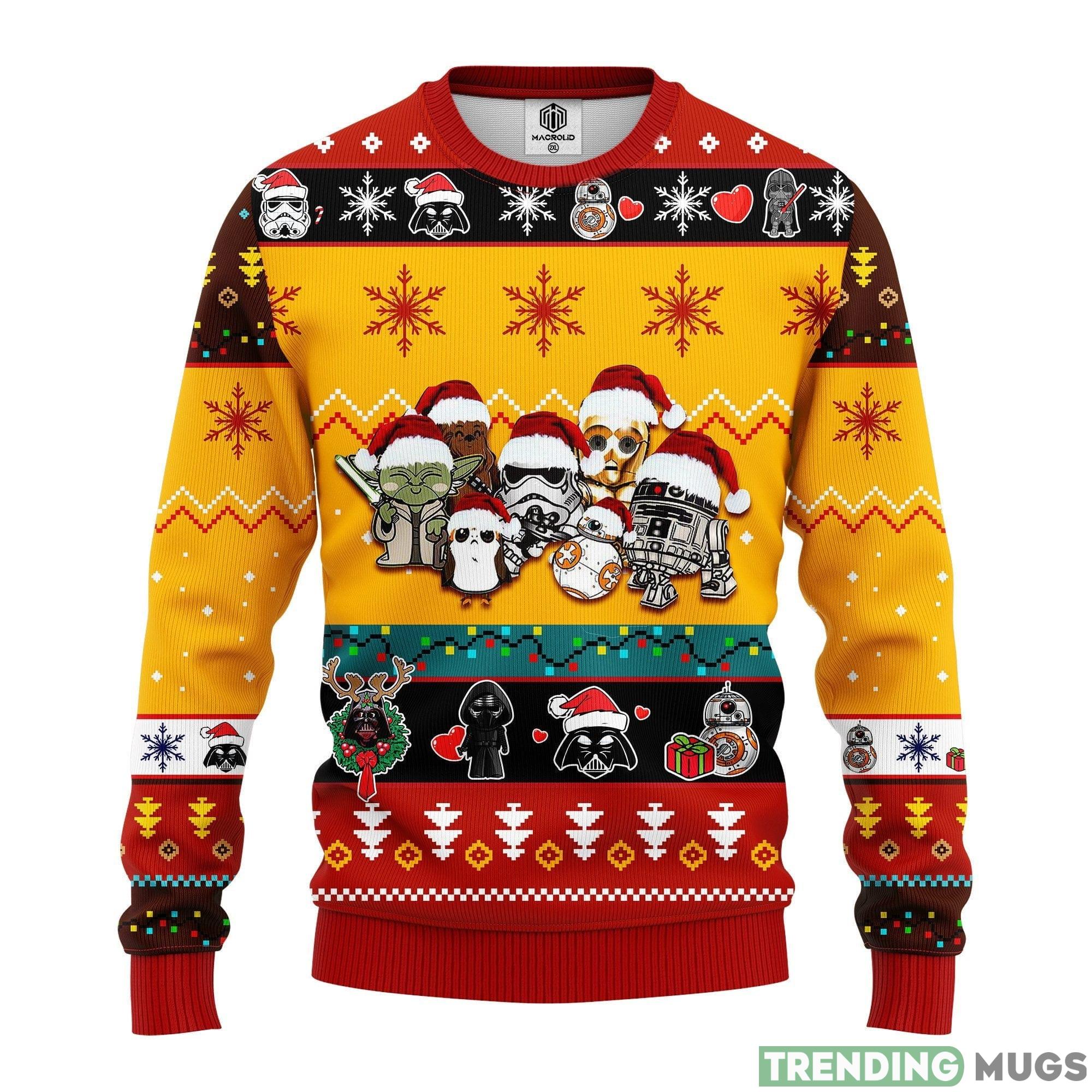 Star Wars Cute Yellow Style Ideas Ugly Christmas Sweater Gift Thanksgiving - Star Wars Cute Yellow 2 Ideas Ugly Christmas Sweater Gift Thanksgiving_1 Star Wars Cute Yellow Style Ideas Ugly Christmas Sweater Gift Thanksgiving - Star Wars Cute Yellow 2 Ideas Ugly Christmas Sweater Gift Thanksgiving_1