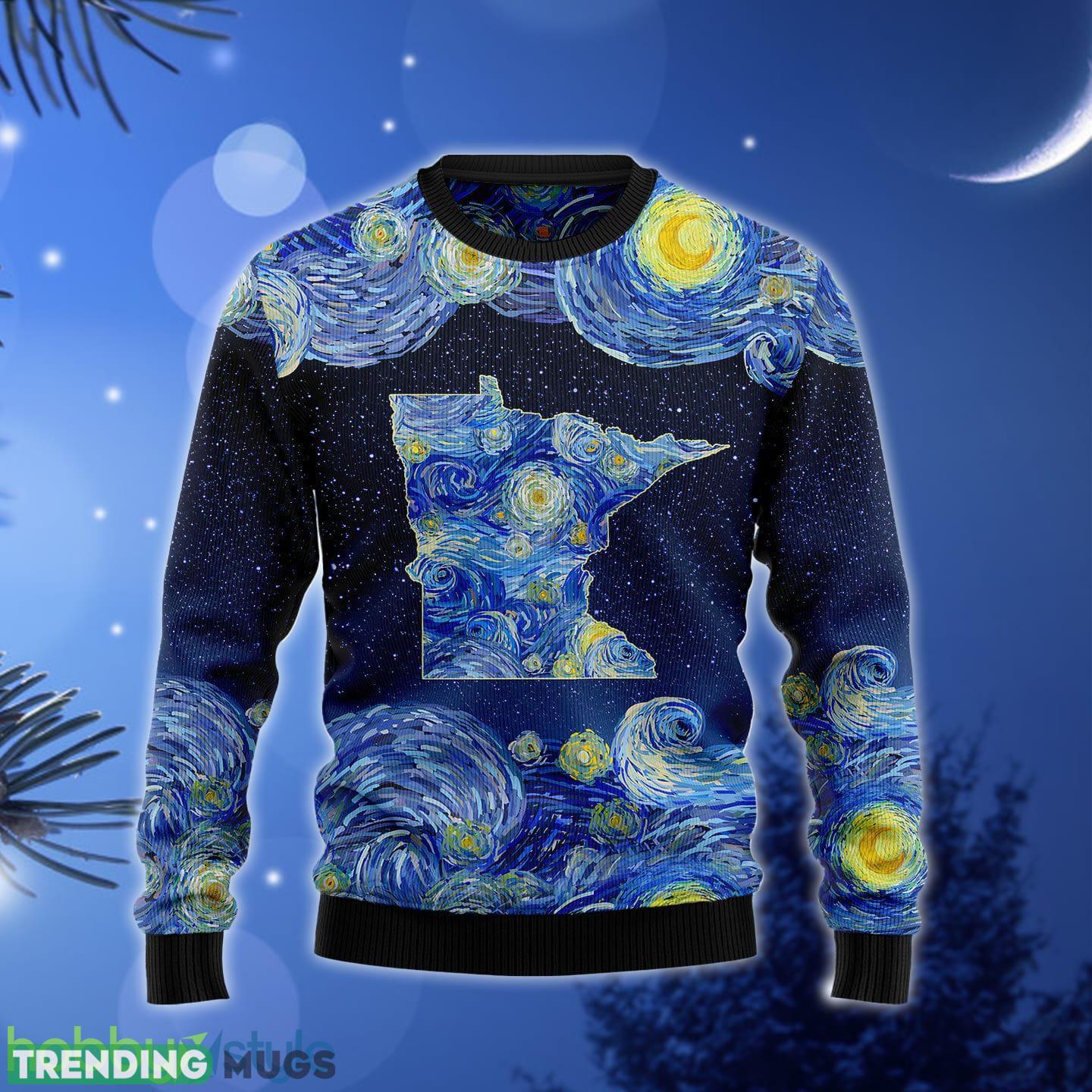 Starry Minnesota Ugly Christmas Sweater Gift Men Women - Starry Minnesota Ugly Christmas Sweater Gift Men Women_1 Starry Minnesota Ugly Christmas Sweater Gift Men Women - Starry Minnesota Ugly Christmas Sweater Gift Men Women_1