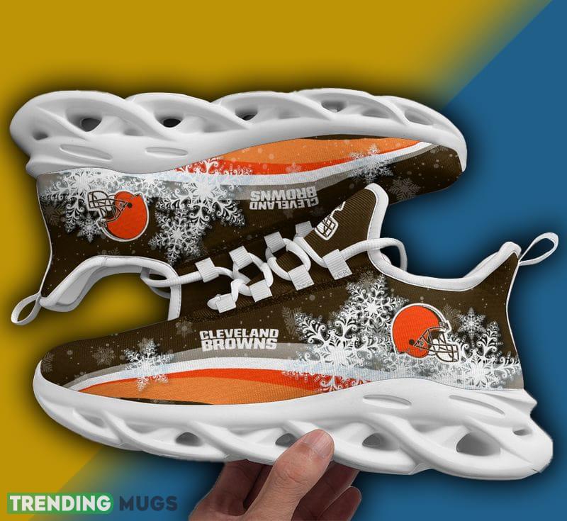 StockteeCleveland Browns Christmas Snow Max Soul Shoes Artistry Christmas Sneakers Max Soul StockteeCleveland Browns Christmas Snow Max Soul Shoes Artistry Christmas Sneakers Max Soul