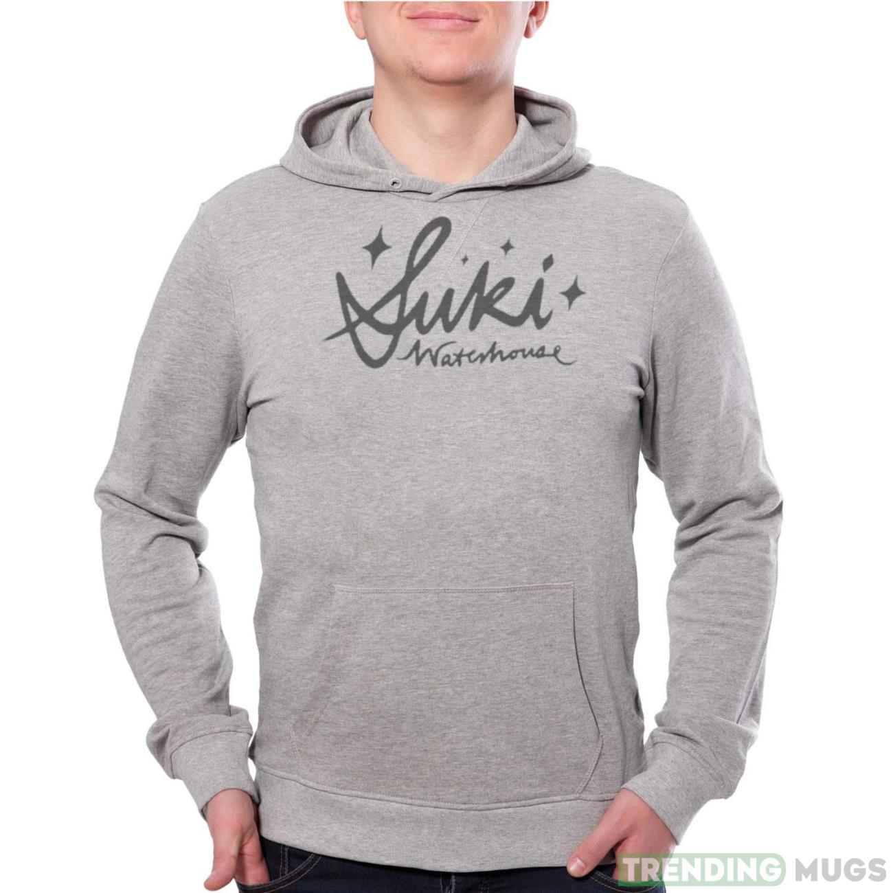 Suki Waterhouse Logo Shirt - Grey Unisex Hoodie Suki Waterhouse Logo Shirt - Grey Unisex Hoodie