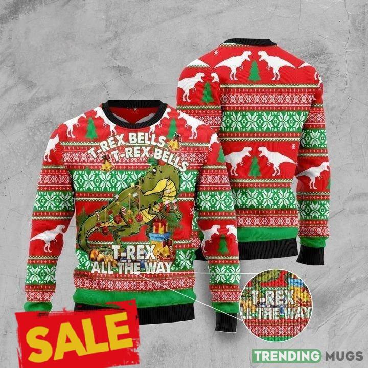 T Rex Christmas Sweater For Men And Women Gift Sweater Beer - T-Rex Christmas Sweater_2 T Rex Christmas Sweater For Men And Women Gift Sweater Beer - T-Rex Christmas Sweater_2