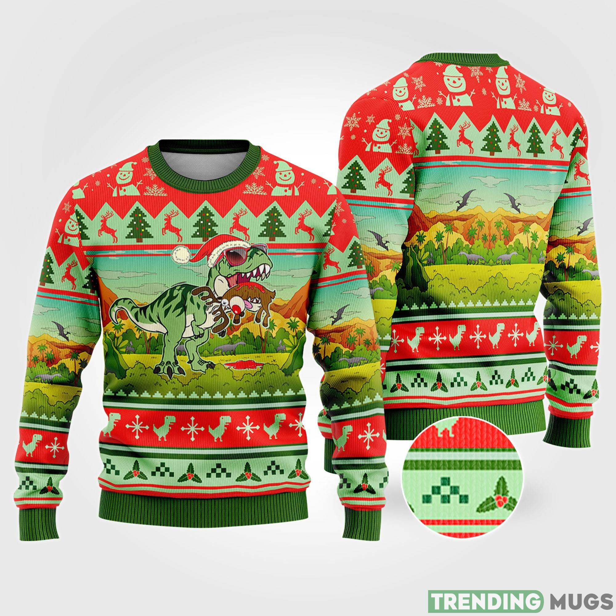 T-Rex Eating Reindeer Jumper TRex Dinosaur Jurassic Funny Ugly Xmas Gift Christmas - T-Rex Eating Reindeer Jumper Ugly Sweater, TRex Dinosaur Jurassic Funny Ugly Xmas Gift, Christmas Ugly Sweater, Xmas Christmas Gifts_1 T-Rex Eating Reindeer Jumper TRex Dinosaur Jurassic Funny Ugly Xmas Gift Christmas - T-Rex Eating Reindeer Jumper Ugly Sweater, TRex Dinosaur Jurassic Funny Ugly Xmas Gift, Christmas Ugly Sweater, Xmas Christmas Gifts_1