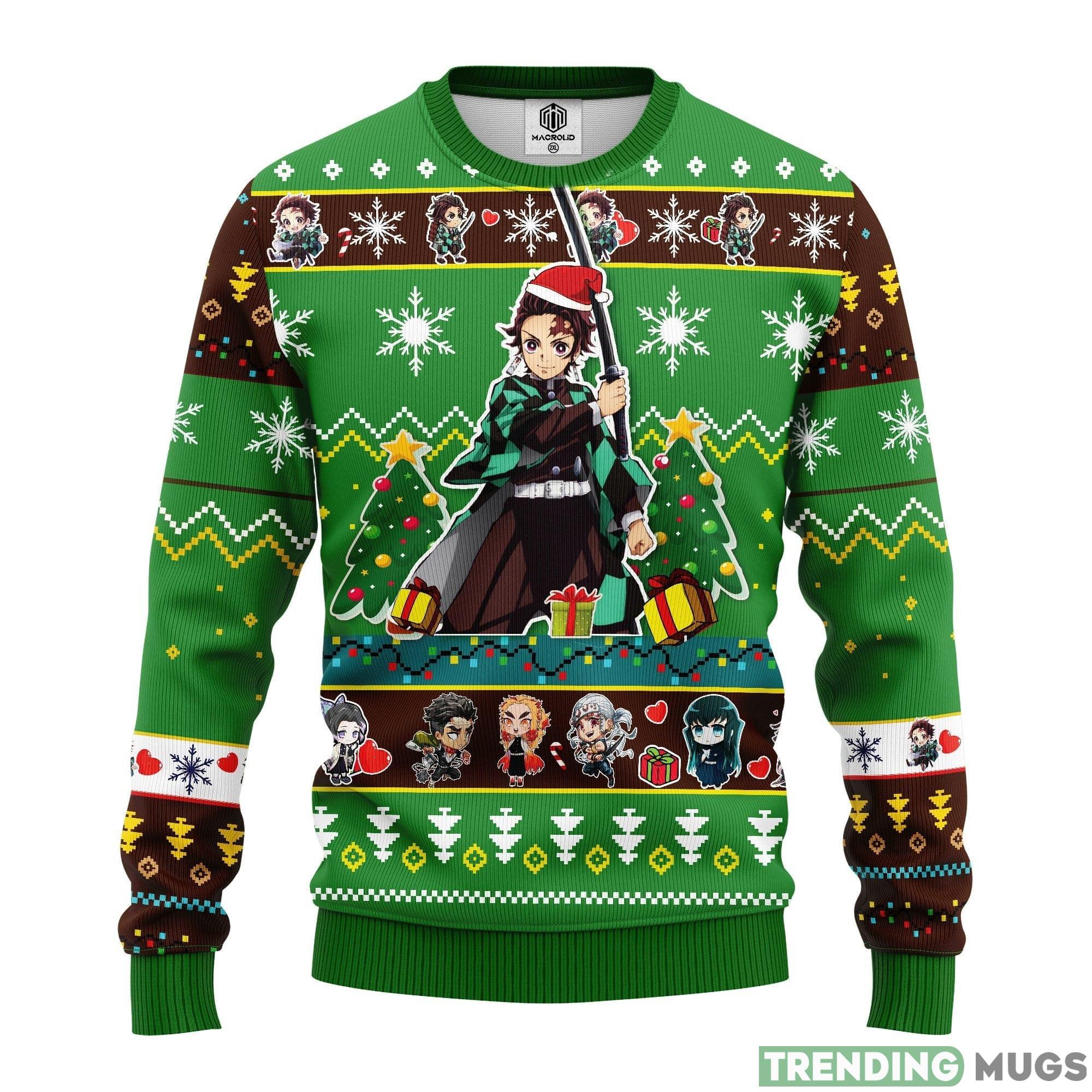 Tanjiro Kamado Demon Slayer Anime Green Funny Ideas Ugly Christmas Sweater Gift Thanksgiving - Tanjiro Kamado Demon Slayer Anime Green 1- Ideas Ugly Christmas Sweater Gift Thanksgiving_1 Tanjiro Kamado Demon Slayer Anime Green Funny Ideas Ugly Christmas Sweater Gift Thanksgiving - Tanjiro Kamado Demon Slayer Anime Green 1- Ideas Ugly Christmas Sweater Gift Thanksgiving_1