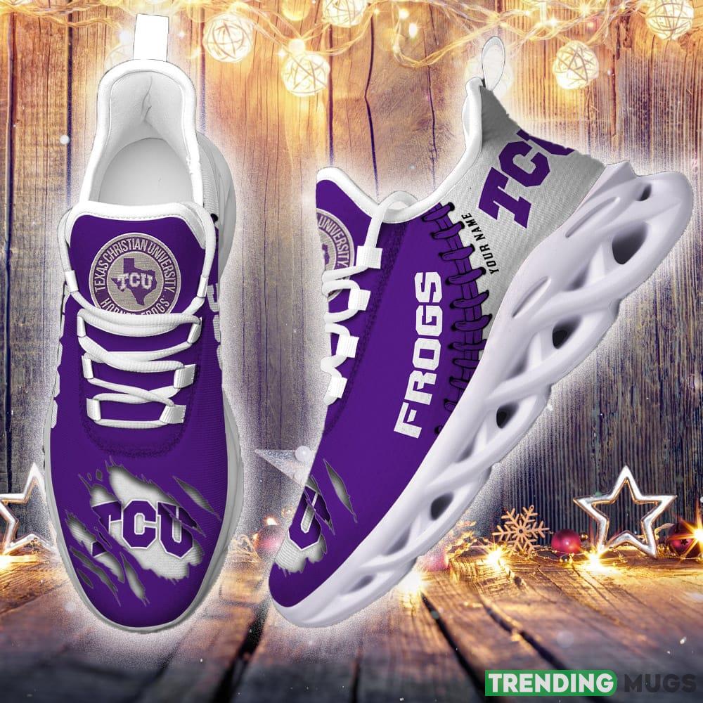 TCU Horned Frogs Custom Name Max Soul Shoes Chunky Sneakers Gift For Fans Max Soul TCU Horned Frogs Custom Name Max Soul Shoes Chunky Sneakers Gift For Fans Max Soul
