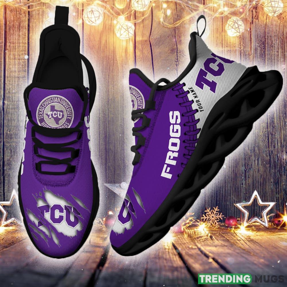 TCU Horned Frogs Custom Name Max Soul Shoes Chunky Sneakers Gift For Fans Max Soul TCU Horned Frogs Custom Name Max Soul Shoes Chunky Sneakers Gift For Fans Max Soul