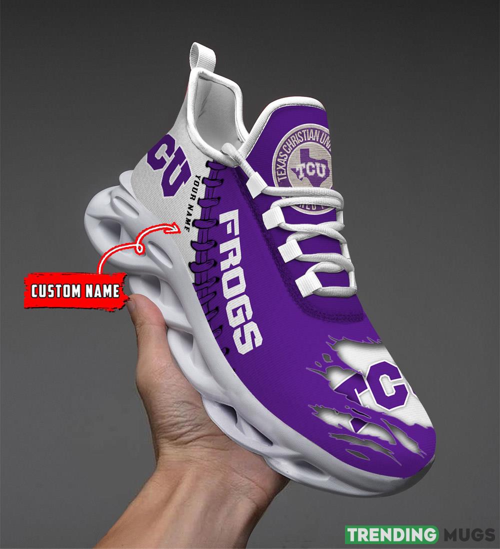 TCU Horned Frogs Custom Name Max Soul Shoes Chunky Sneakers Gift For Fans Max Soul TCU Horned Frogs Custom Name Max Soul Shoes Chunky Sneakers Gift For Fans Max Soul
