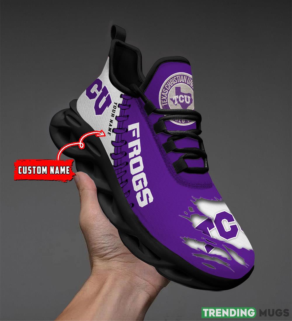 TCU Horned Frogs Custom Name Max Soul Shoes Chunky Sneakers Gift For Fans - TCU Horned Frogs Personalized Max Soul Shoes_1 TCU Horned Frogs Custom Name Max Soul Shoes Chunky Sneakers Gift For Fans - TCU Horned Frogs Personalized Max Soul Shoes_1