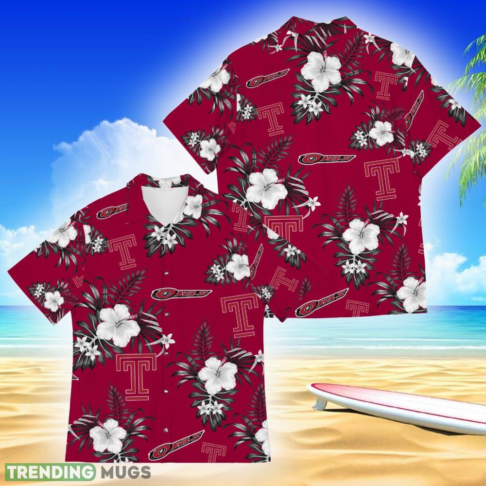 Temple Owls Sport Halloween Hawaiian Shirt For Men And Women Gift Beach Hawaiian Shirt Temple Owls Sport Halloween Hawaiian Shirt For Men And Women Gift Beach Hawaiian Shirt