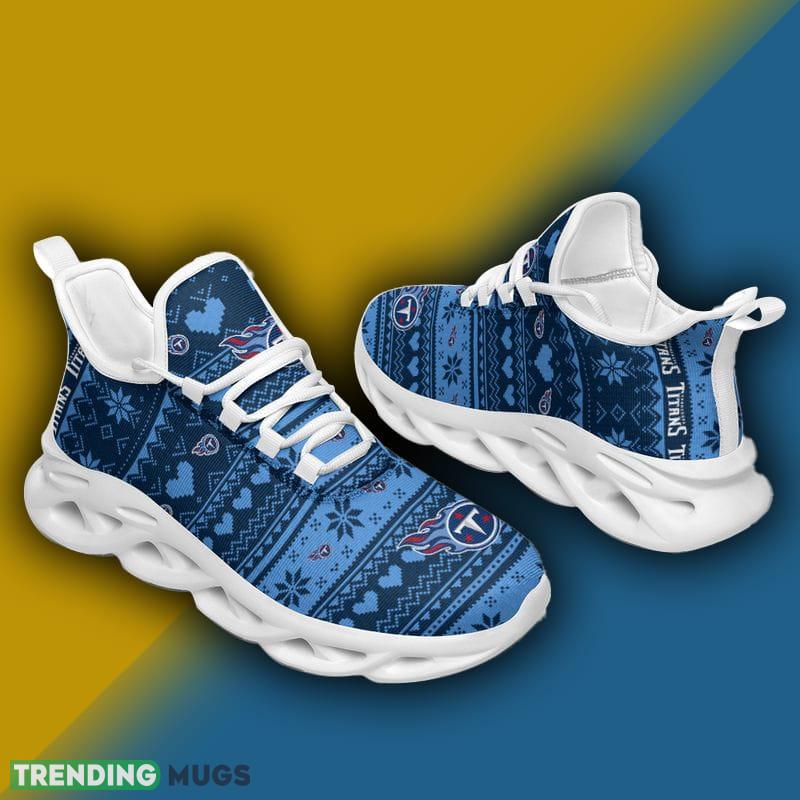 Tennessee Titans X max Patterns Max Soul Shoes Trendsetting Christmas Sneakers Max Soul Tennessee Titans X max Patterns Max Soul Shoes Trendsetting Christmas Sneakers Max Soul