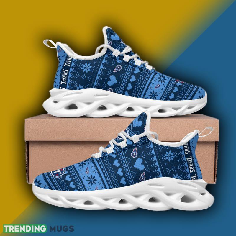 Tennessee Titans X max Patterns Max Soul Shoes Trendsetting Christmas Sneakers Max Soul Tennessee Titans X max Patterns Max Soul Shoes Trendsetting Christmas Sneakers Max Soul