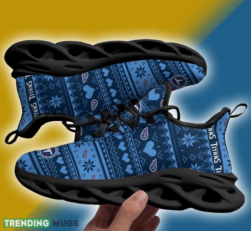 Tennessee Titans X max Patterns Max Soul Shoes Trendsetting Christmas Sneakers Max Soul Tennessee Titans X max Patterns Max Soul Shoes Trendsetting Christmas Sneakers Max Soul